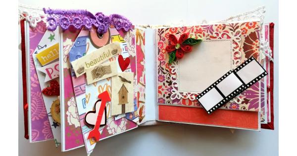 Buy Romantic Love Handmade Scrapbook